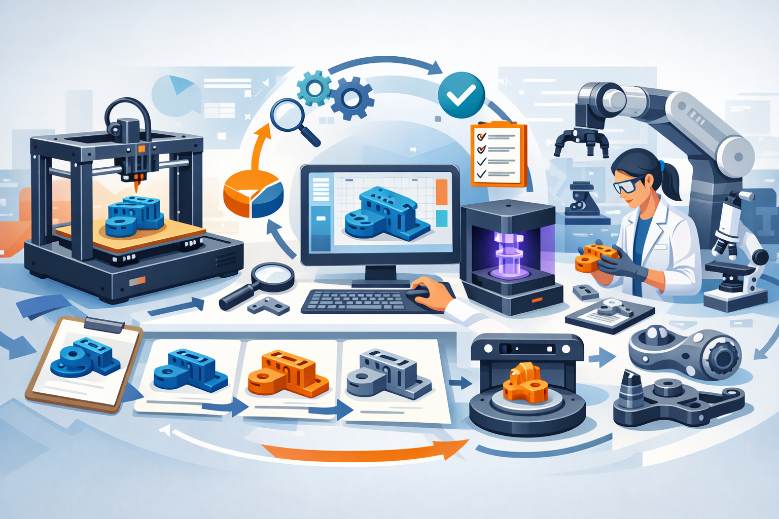 Iterative Design in 3D Printing: Lessons from the Lab